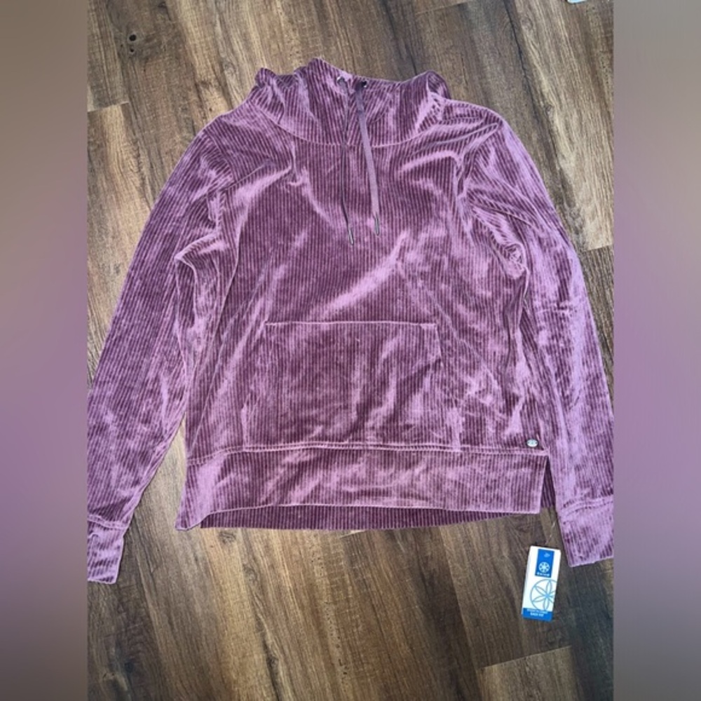 NWT Gaiam Elena Cowl-neck Hoodie